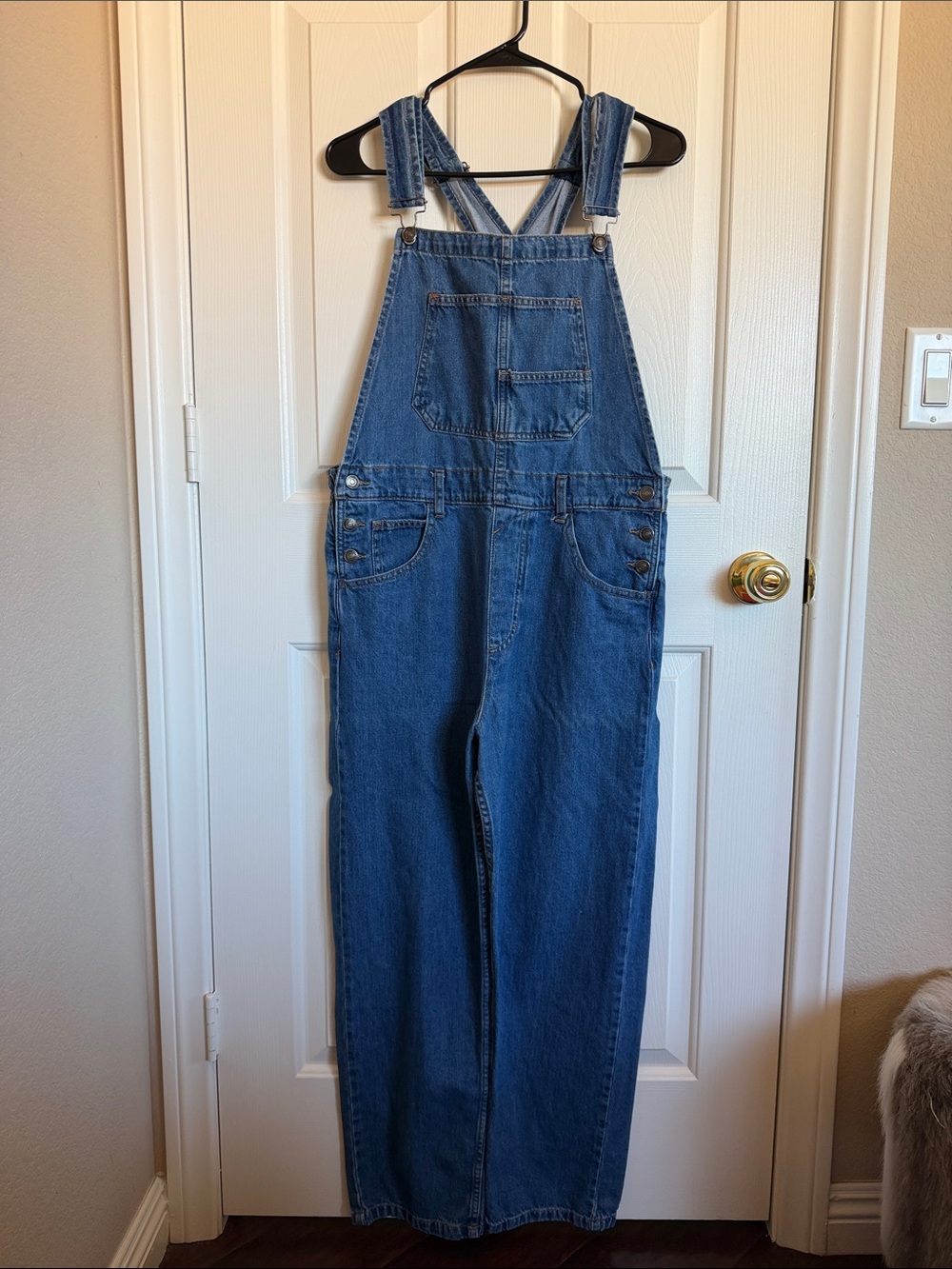 We The Free Blue Denim Women's Overalls